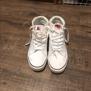 HI TOP White Vans